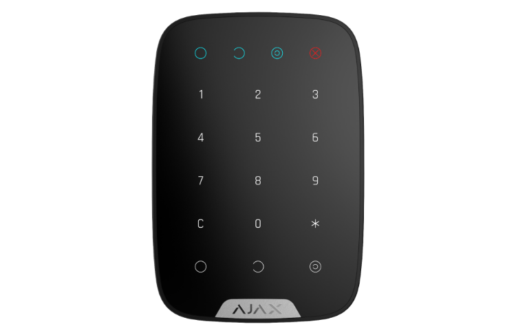 Pilt Sõrmistik Ajax Keypad (must)