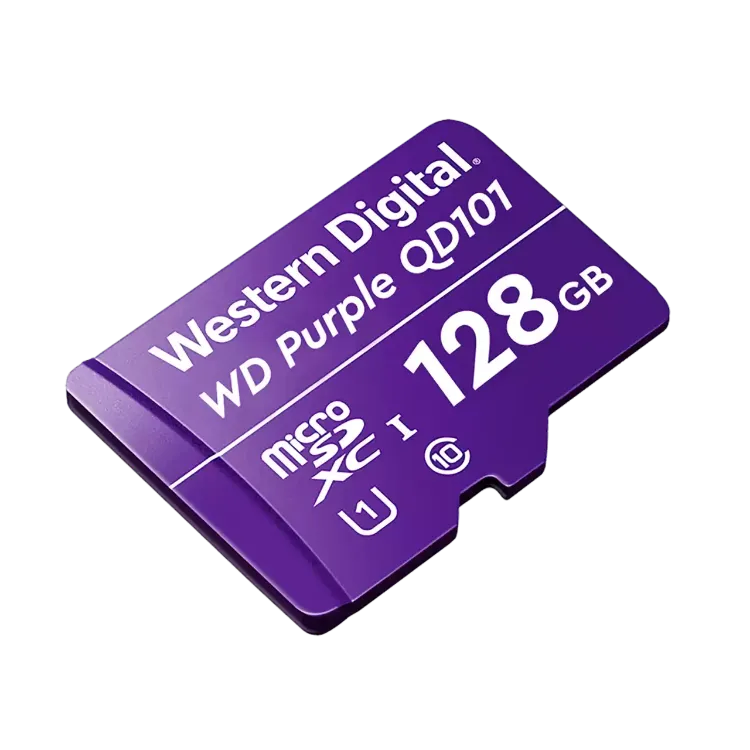 Picture of Videovalve MicroSD kaart 128GB WD Purple