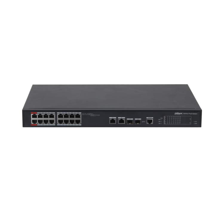 Picture of POE switch Dahua 16-POE PFS4218-16ET-240