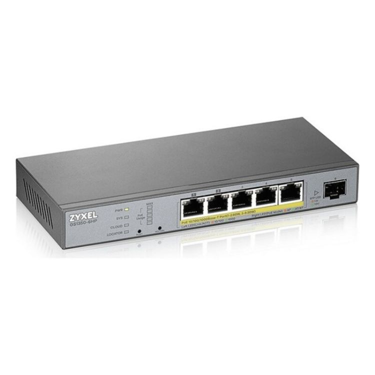 Pilt POE switch ZYXCEL 5-POE GS1350-6HP