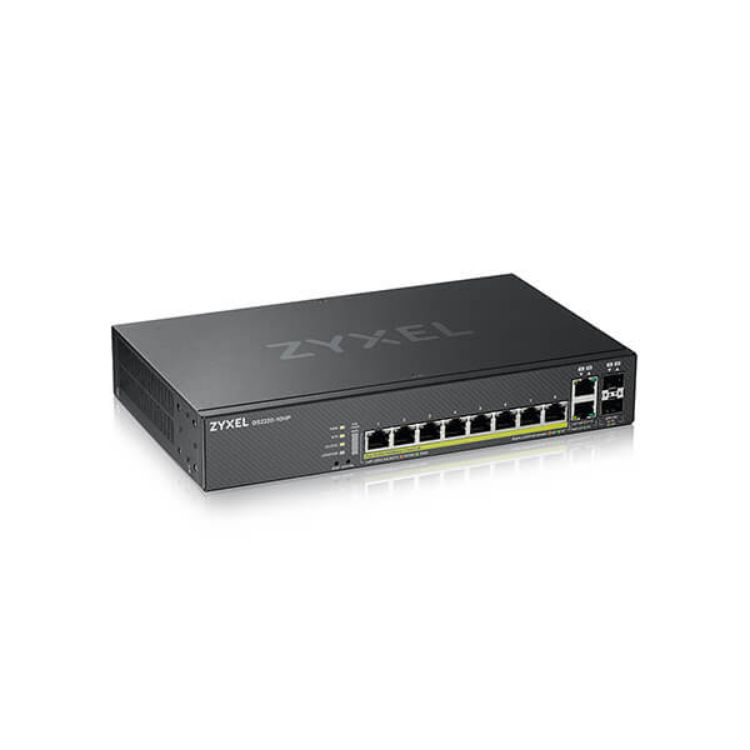 Pilt POE switch ZYXCEL 8-POE GS2220-10HP