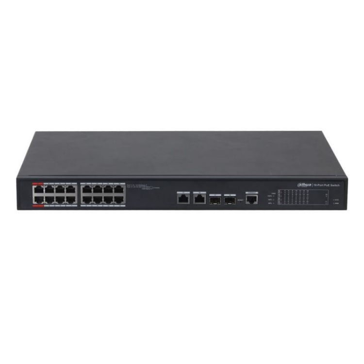 Pilt POE switch Dahua 16-POE PFS4218-16ET-240-V3