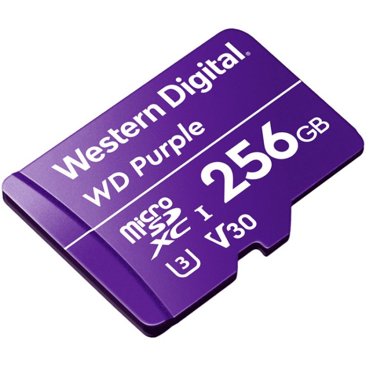 Pilt Videovalve MicroSD kaart 256GB WD Purple