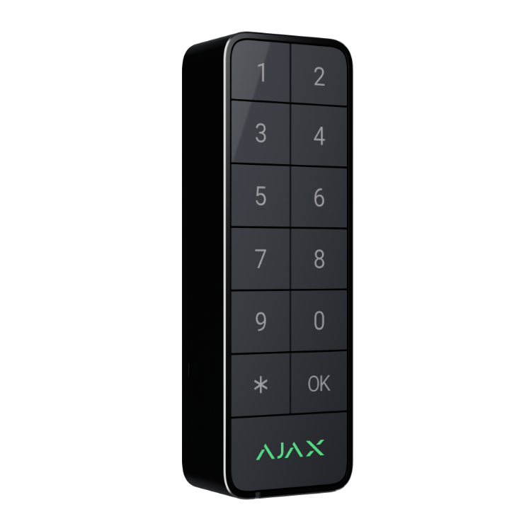 Pilt Kaardilugejaga sõrmistik välitingimustesse Ajax Superior Keypad Outdoor FIBRA (grafiit)