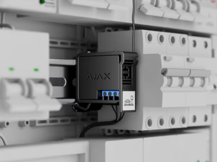 Pilt DIN-kinnitus Ajax Relay ja WallSwitch moodulitele