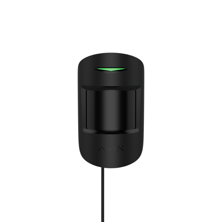 Pilt Kombineeritud liikumis- ja mikrolaine andur Ajax Superior MotionProtect Plus Fibra (must)